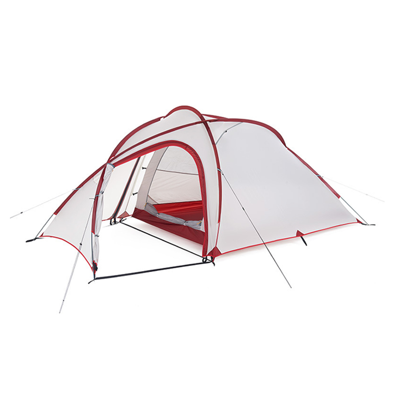 Tenda de acampamento para mochila de 2 quartos para caminhadas e montanhismo