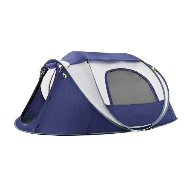 Tenda de acampamento automática portátil pop-up para viagens em família
