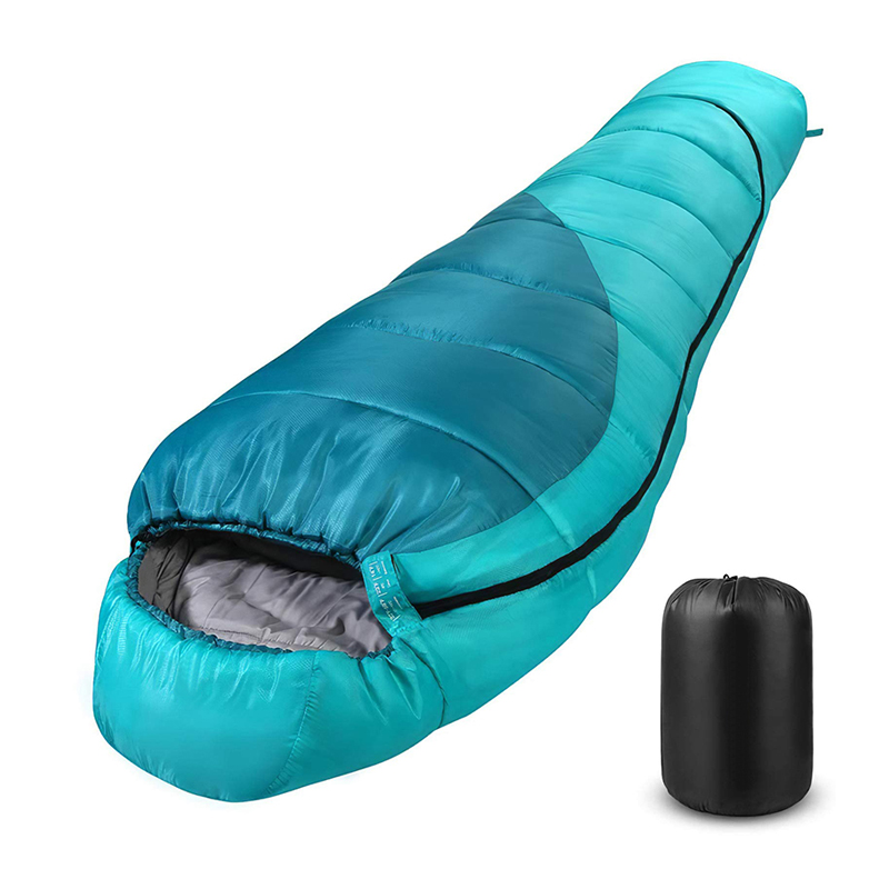 Saco de dormir impermeável para mochila Mummy Camping