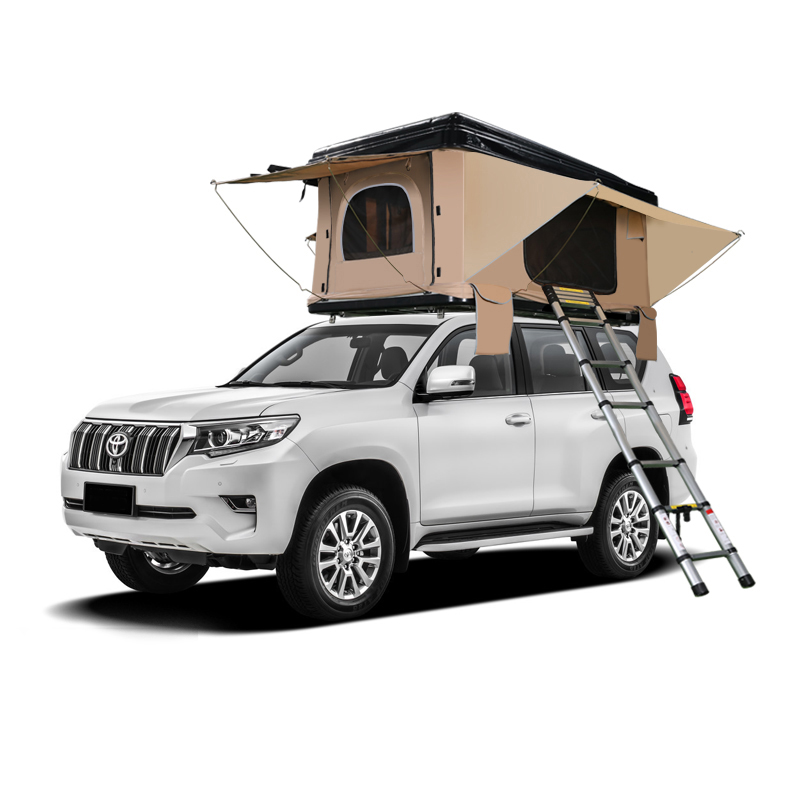 Barraca de teto rígida para carro SUV com abertura rápida para acampamento ao ar livre