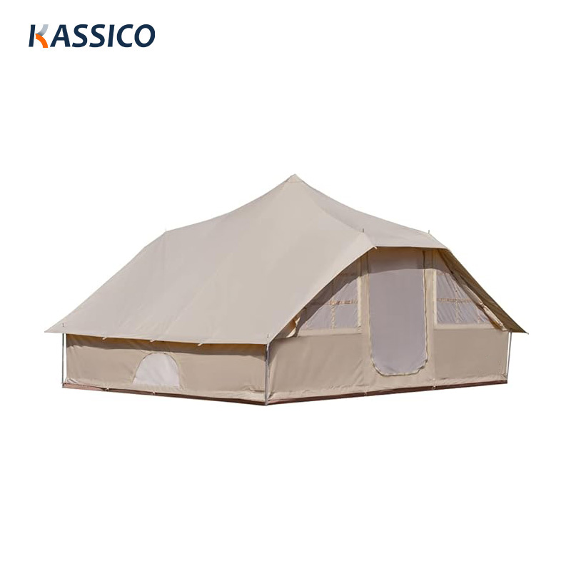 Tenda Glamping Bell Touareg de 20 m² para acampamento