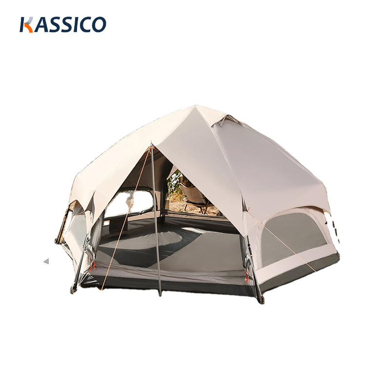 Tenda com sistema automático de glamping de cogumelos