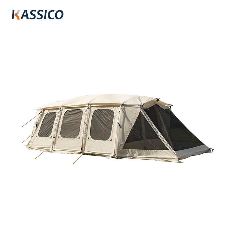 Tendas de acampamento para famílias de 8 a 15 pessoas - 2 quartos e 1 vestíbulo