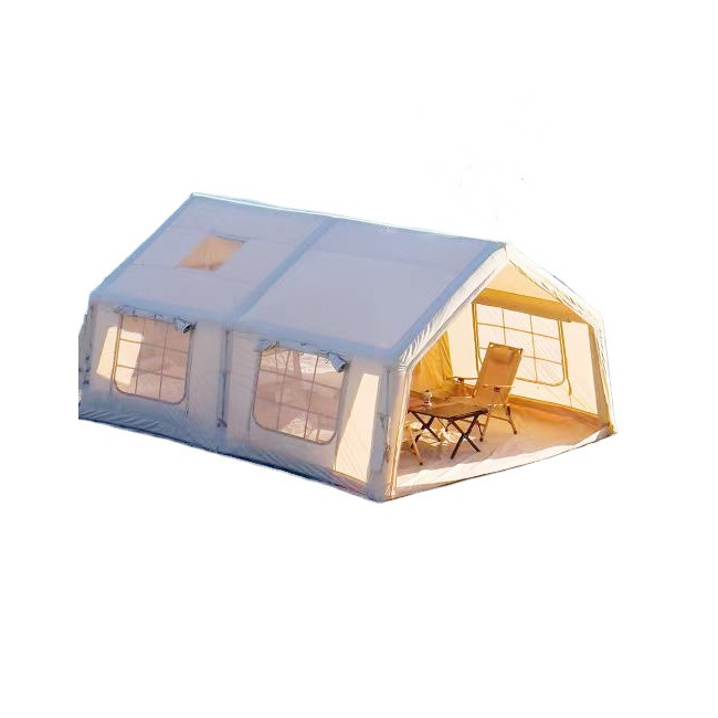 Tenda inflável grande para acampamento à prova d'água de 17.2㎡