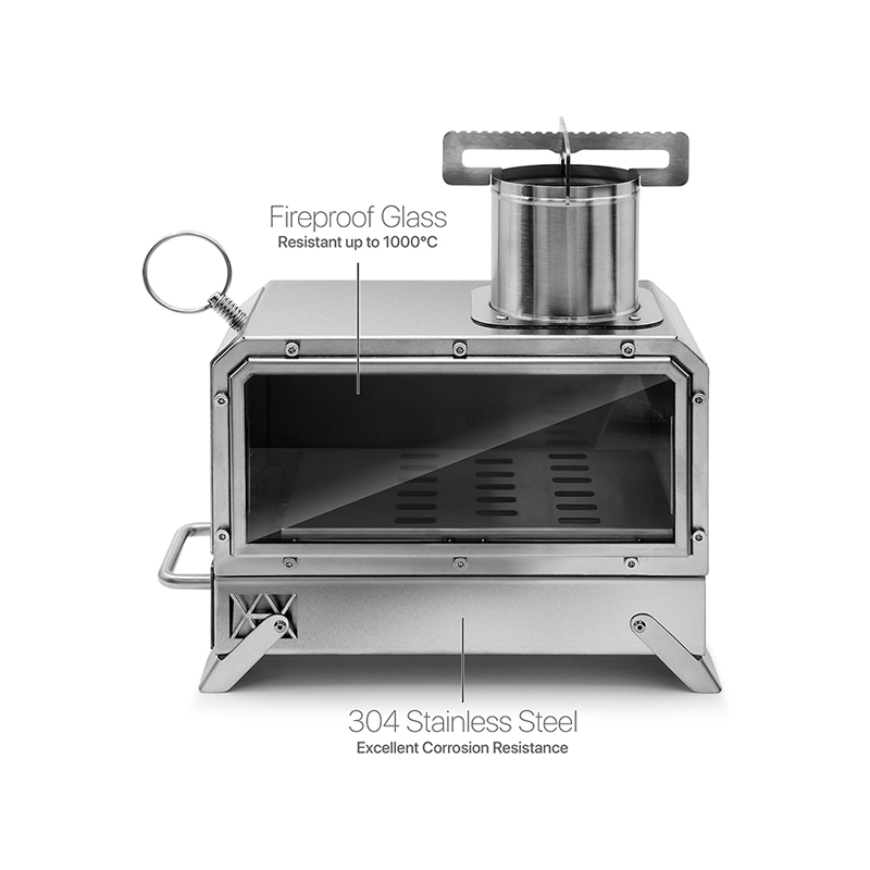304 Aço Inoxidável Forno de Cozinha Grelha Bandeja de Aquecimento Fogão de Tenda
