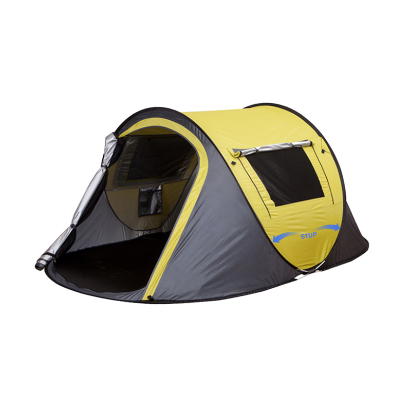 Tenda portátil pop-up para áreas externas - Tenda de acampamento dobrável automática à prova d'água