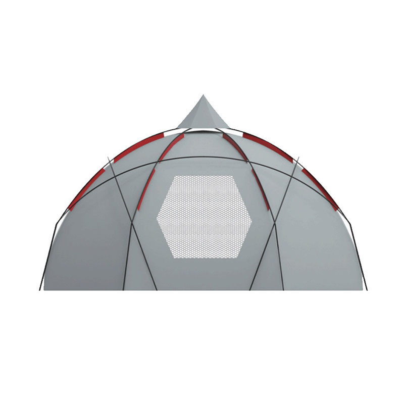 Tenda de bolas esféricas automática personalizada com tecido Oxford e claraboia
