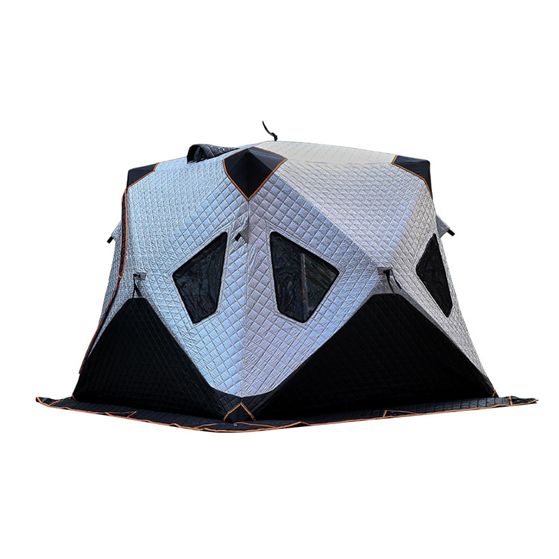 Tenda de pesca no gelo de inverno - barraca de algodão grosso e quente