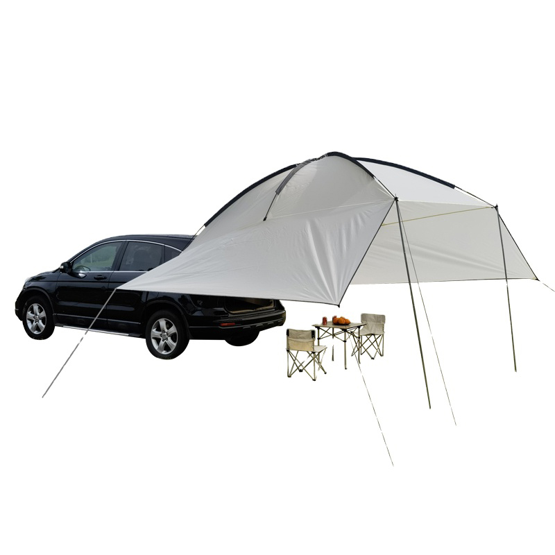 Tenda de acampamento dobrável para exteriores, toldo traseiro de carro, para turismo