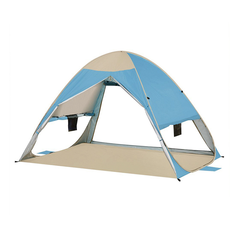 Tenda de praia automática pop-up instantânea - abrigo solar com proteção UV