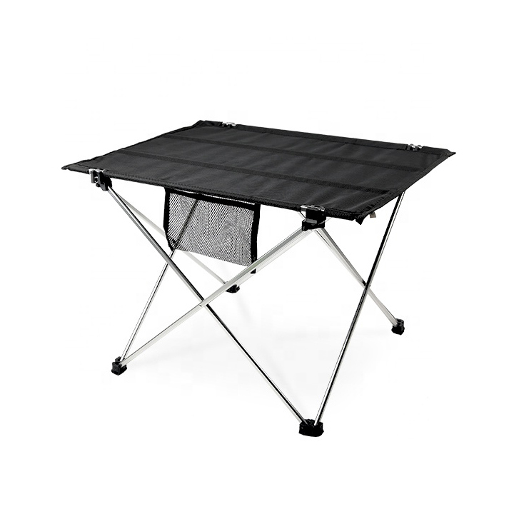 Móveis portáteis para acampamento ao ar livre, mesa dobrável ultraleve de alumínio para piquenique