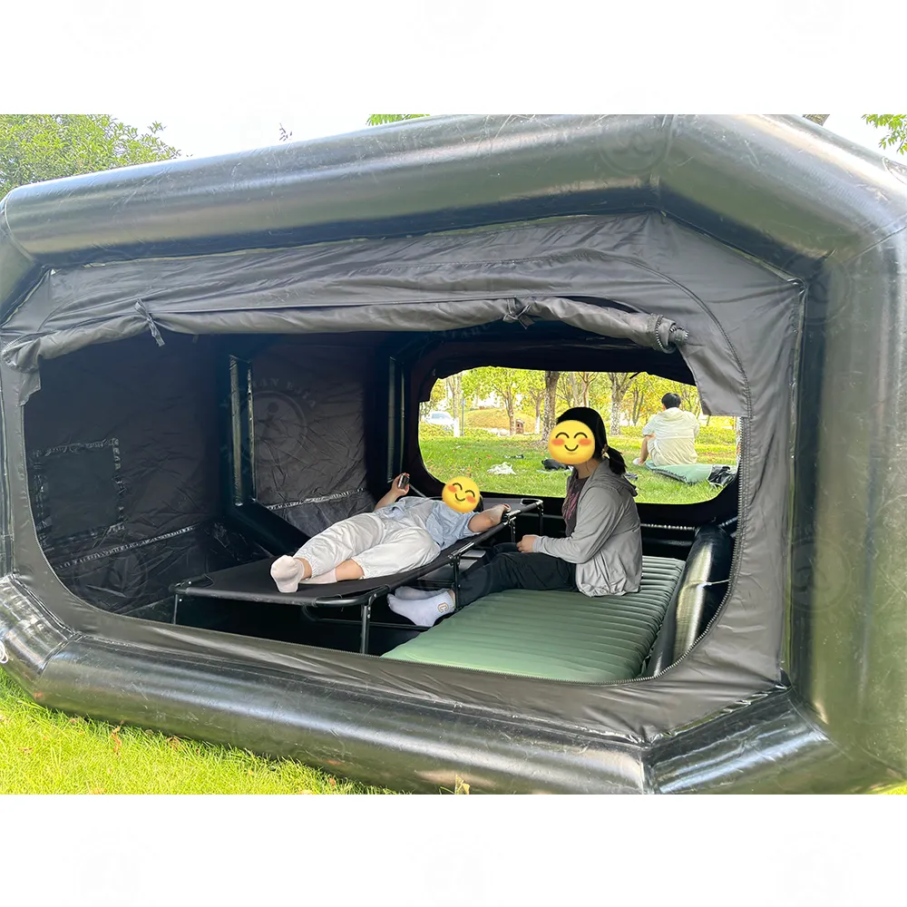 Tenda inflável para acampamento em cápsula espacial
